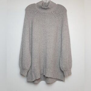 Aerie Boucle Mock Neck Sweater